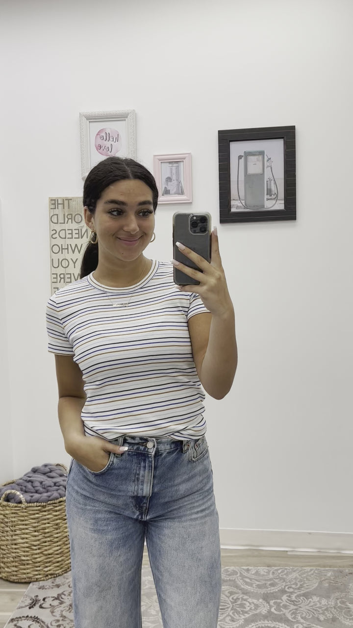 Striped Organic Cotton Tee