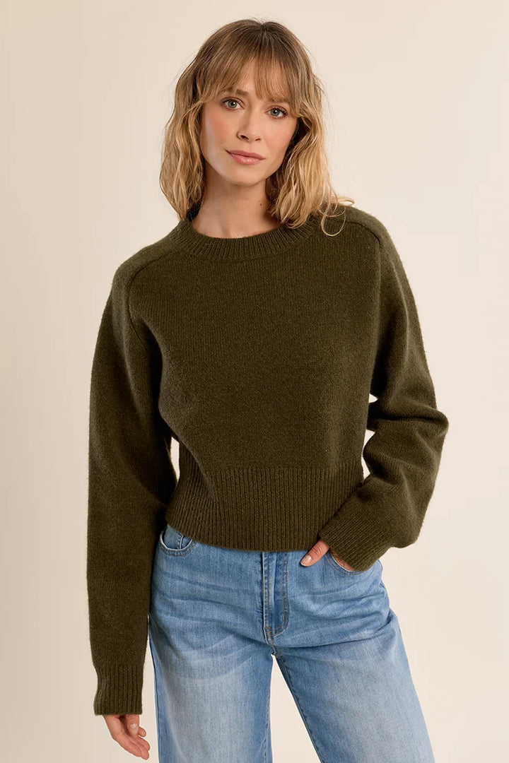Khaki Knit Sweater