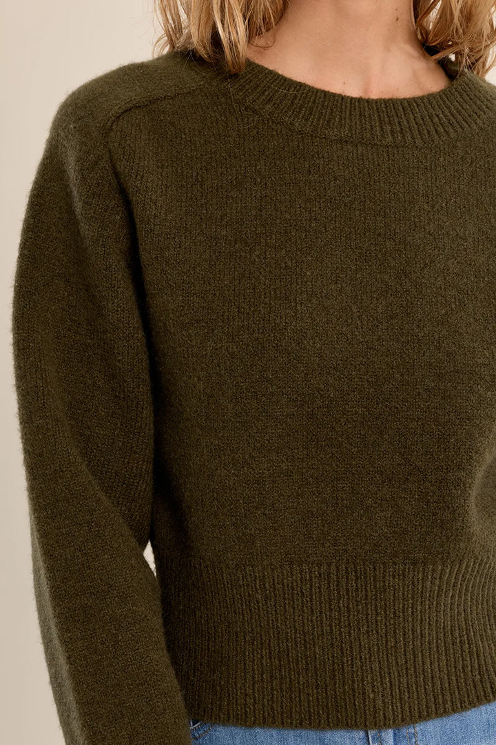 Khaki Knit Sweater