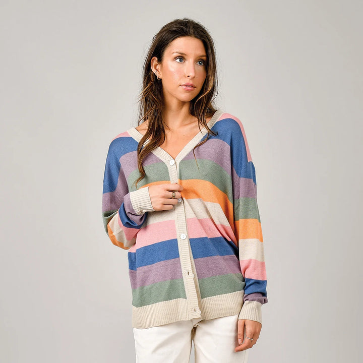 Phaedra Long Sleeve V-Neck Cardigan