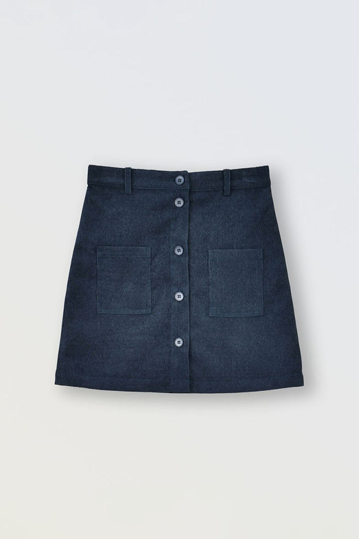 Girls Corduroy Mini Skirt