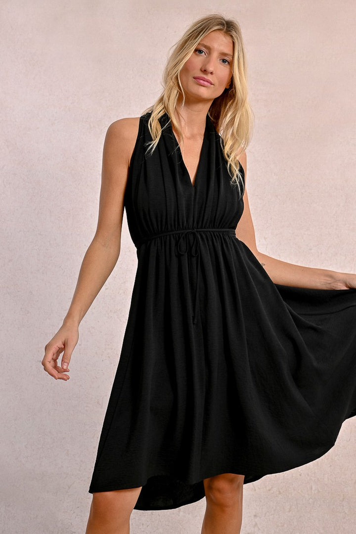 Asymmetric Dress - Black