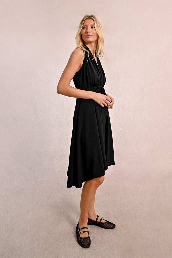 Asymmetric Dress - Black