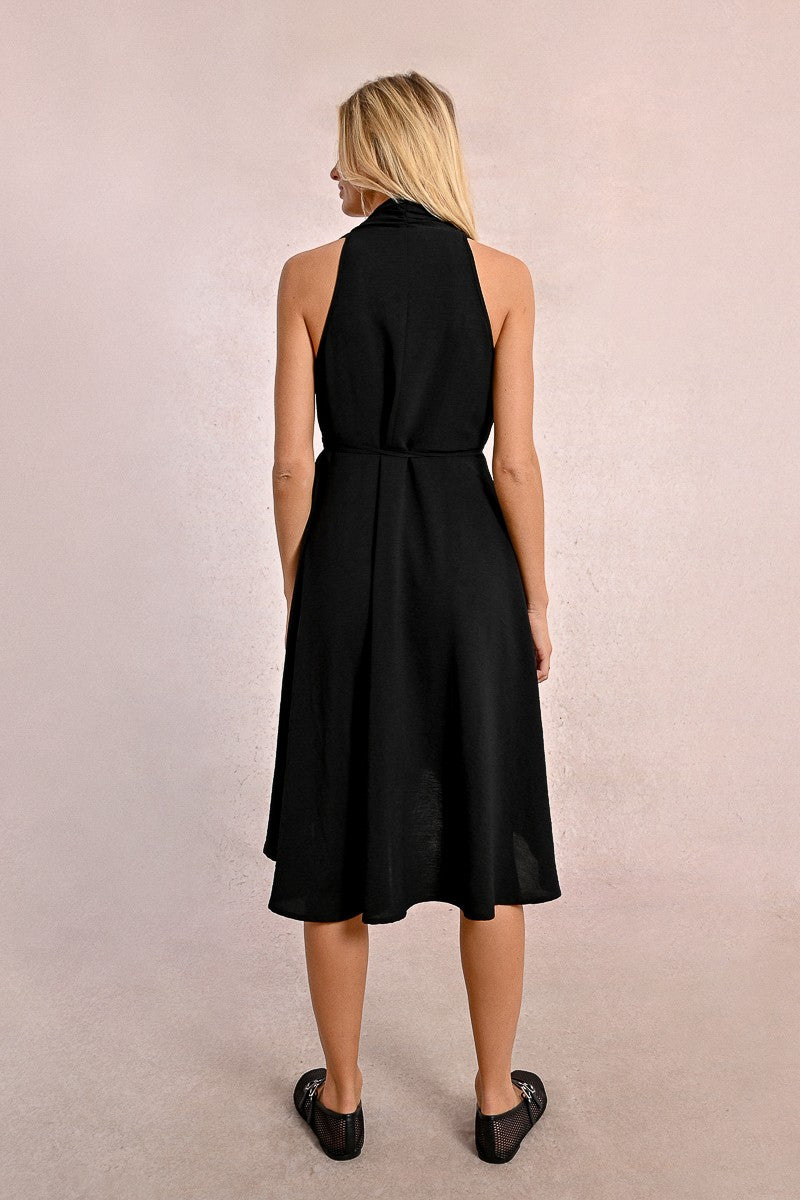 Asymmetric Dress - Black