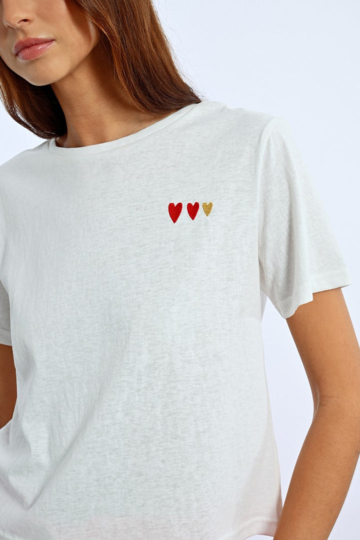 Heart Detailed Tee