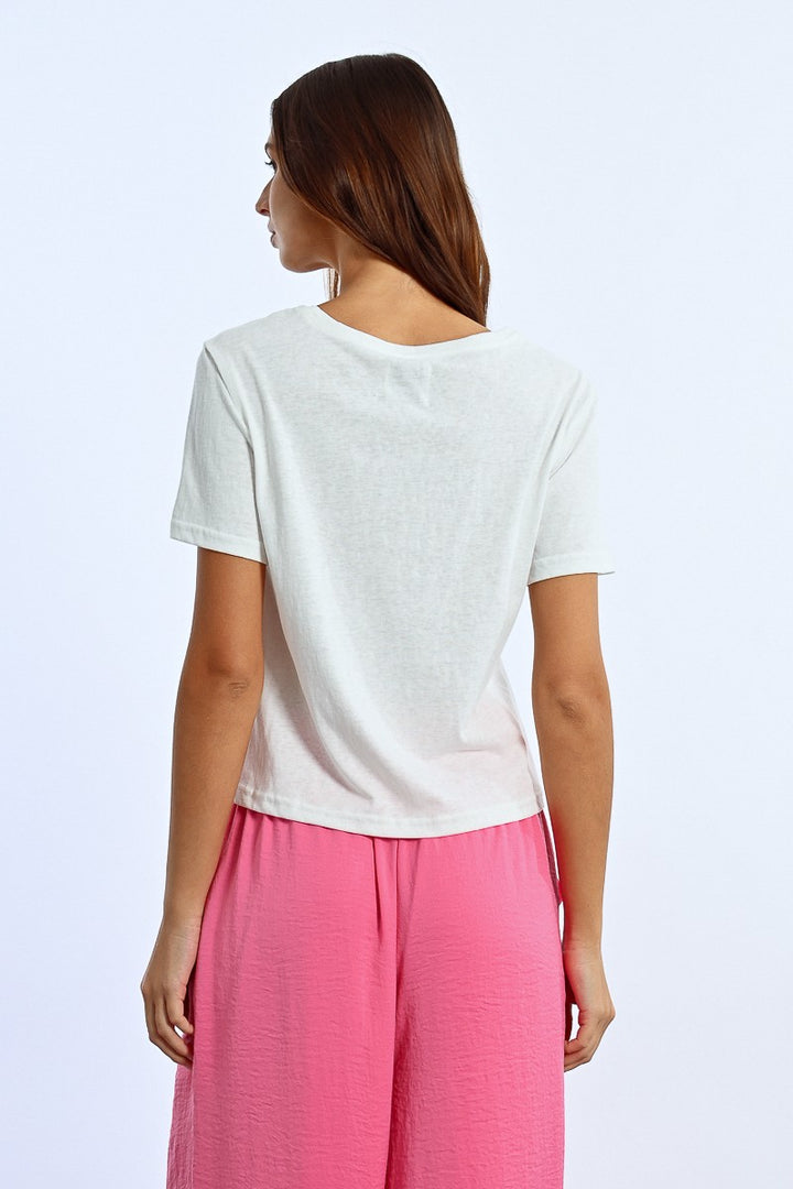 Heart Detailed Tee