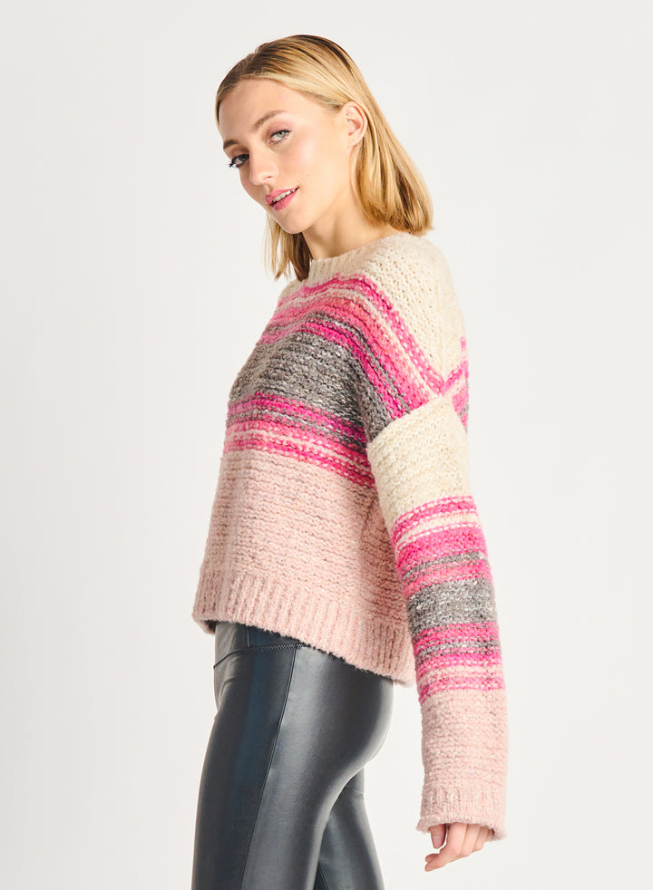 Pink Tonal Sweater