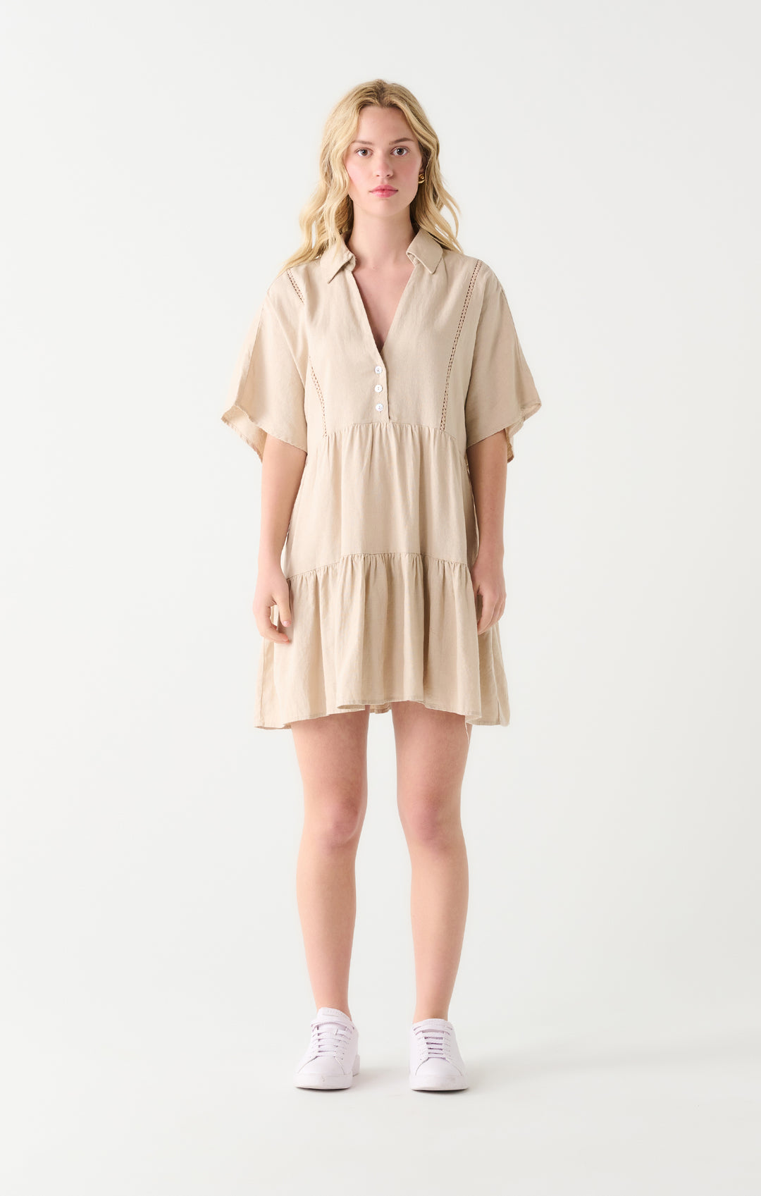 Safari Linen Mini Dress