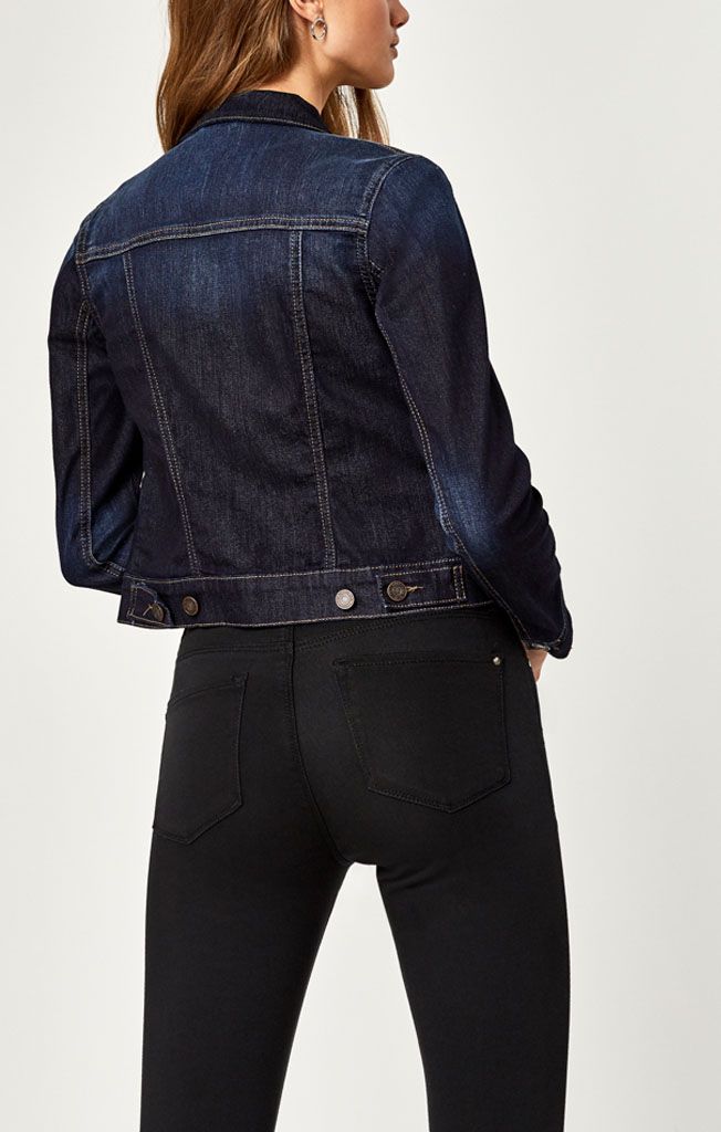 Samantha Denim Jacket Dark Nolita