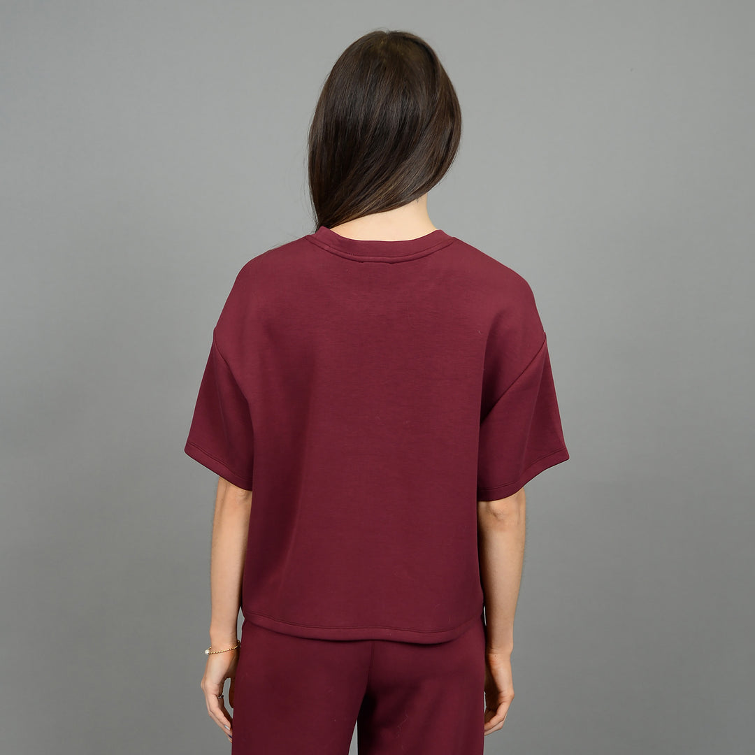 Tess Burgundy Tee