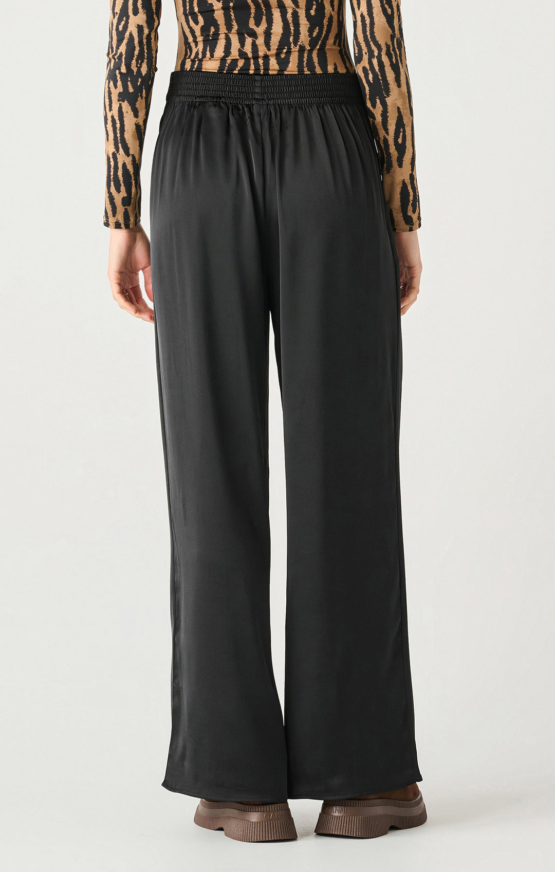 Satin Wide Leg Pant