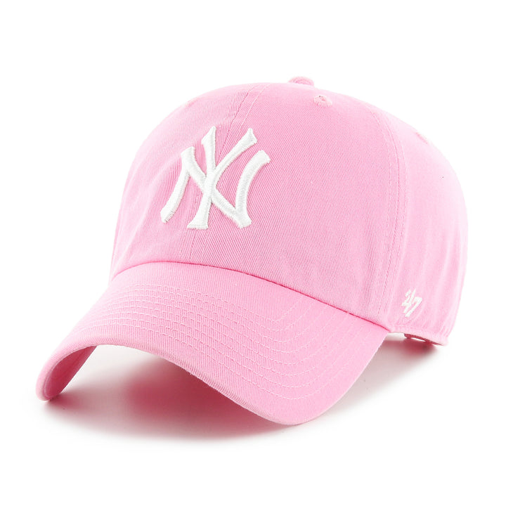 New York Yankees Clean Up Cap - Pink Rose