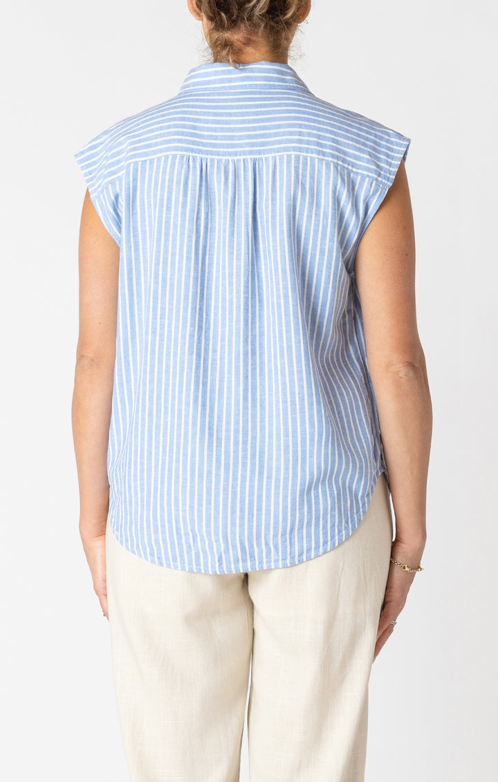 Linen Striped Blouse
