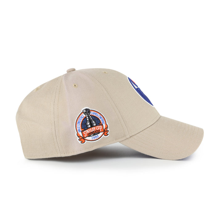 Edmonton Oilers Sure Shot Snapback Cap - Khaki