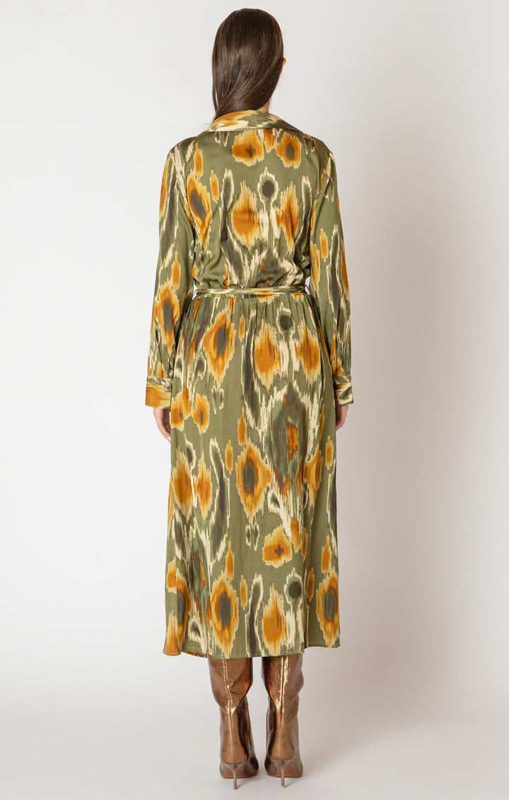Belted Midi Shirt Dress