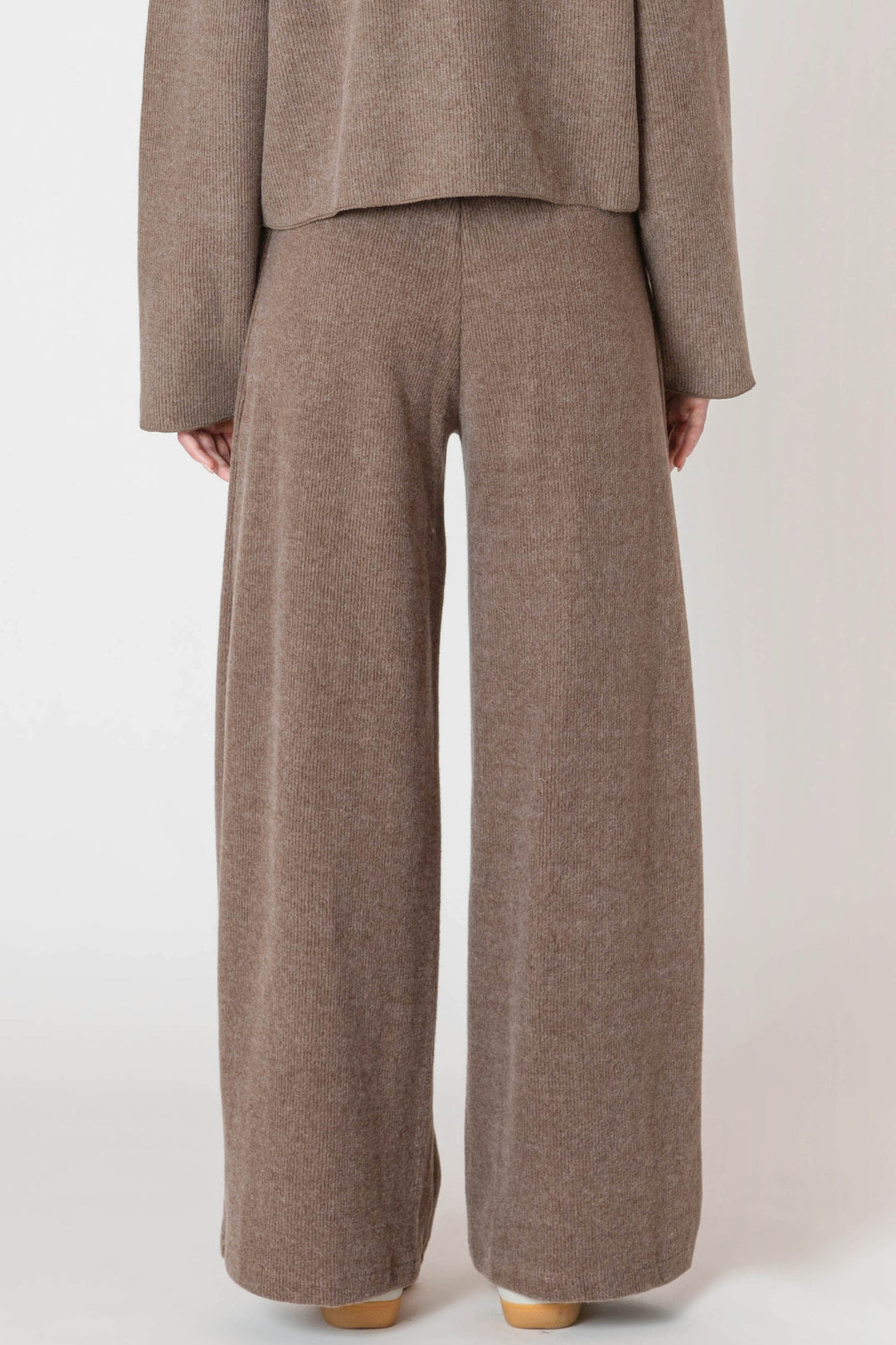 Wide Leg Ribbed Pants