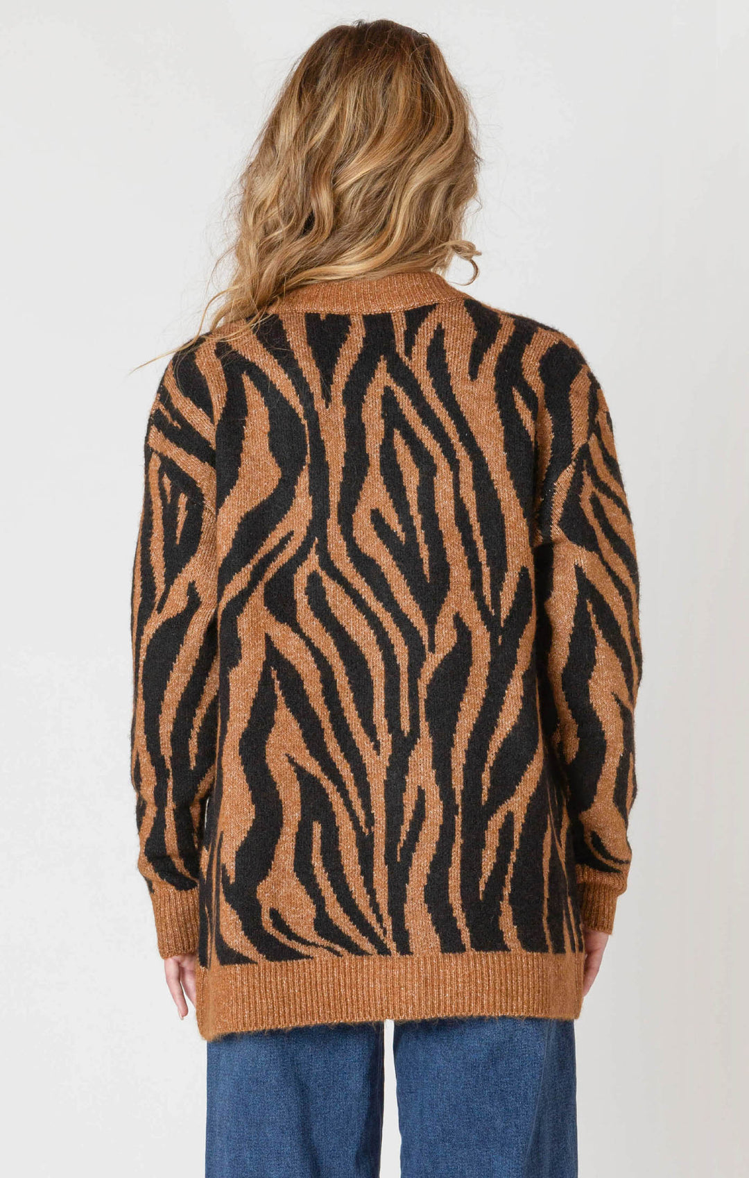 Zebra Print Cardigan