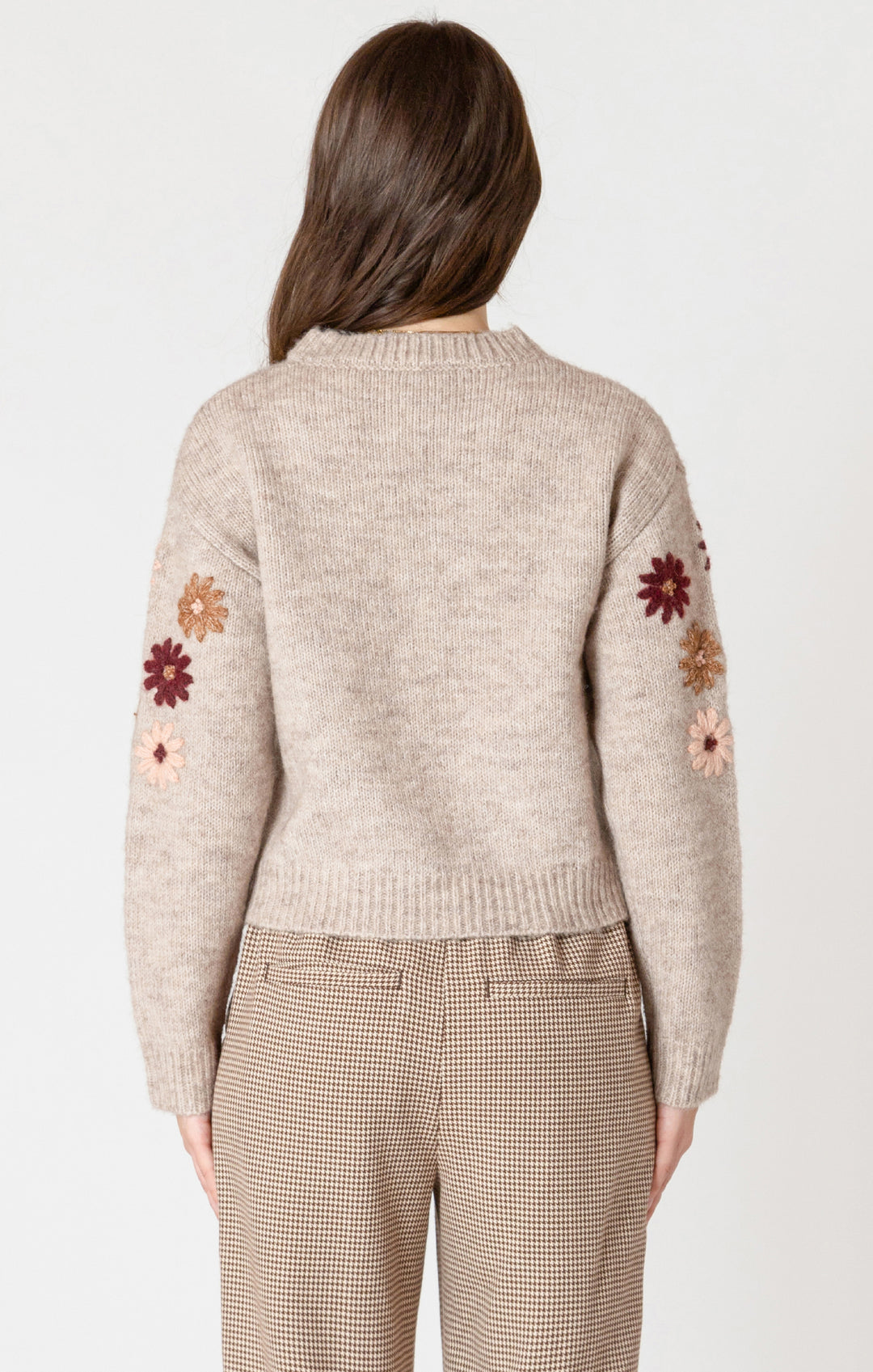 Floral Applique Sweater