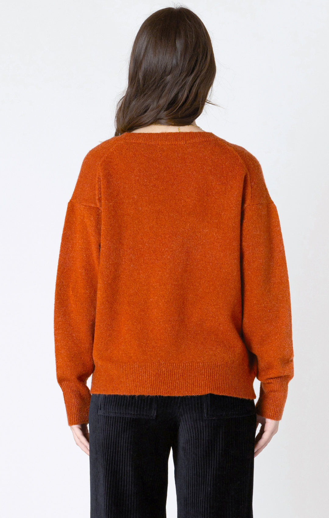 V-Neck Knit Sweater
