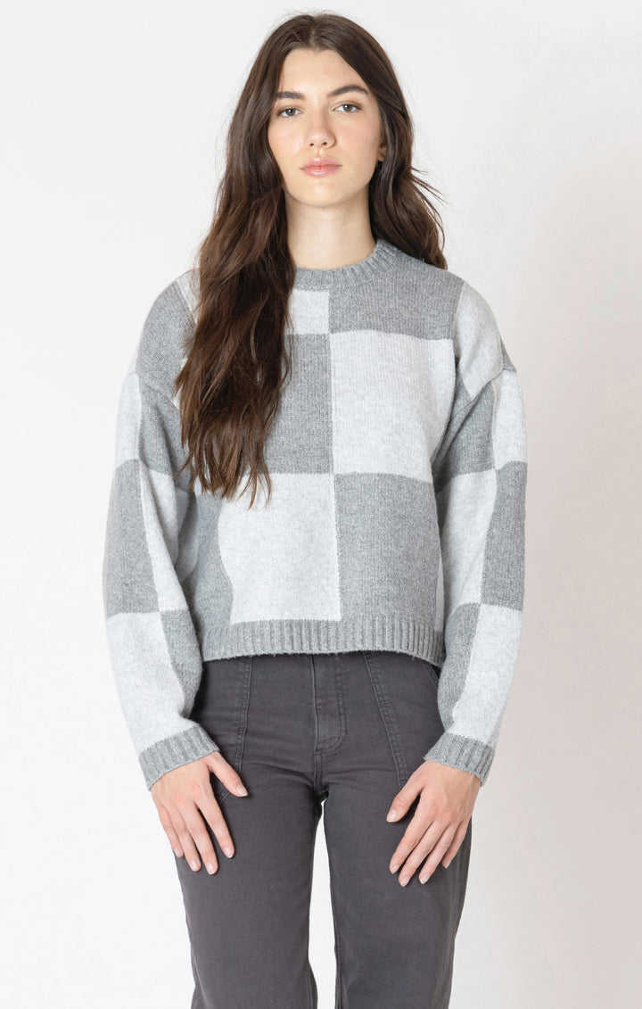 Colorblock Sweater - Grey