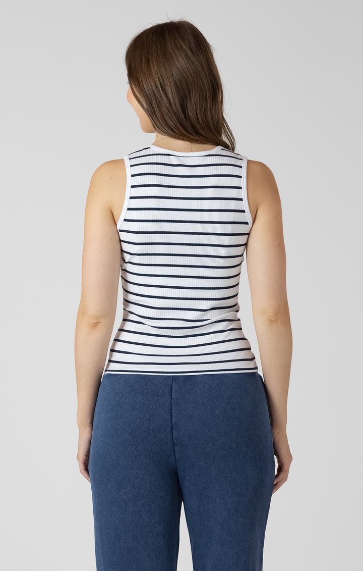 Scoop Neck Ribbed Tank