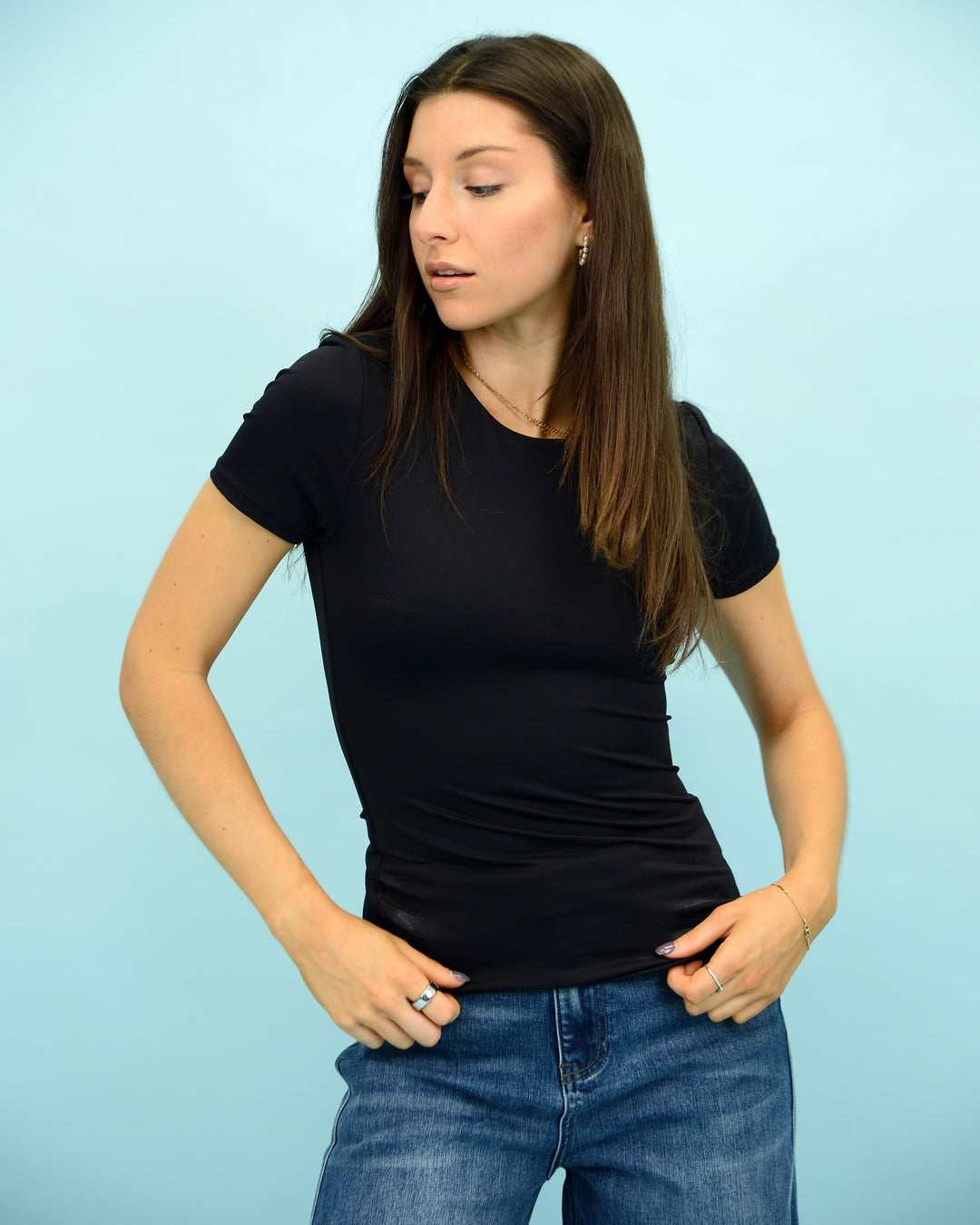 Roxi Signature Tee - Black