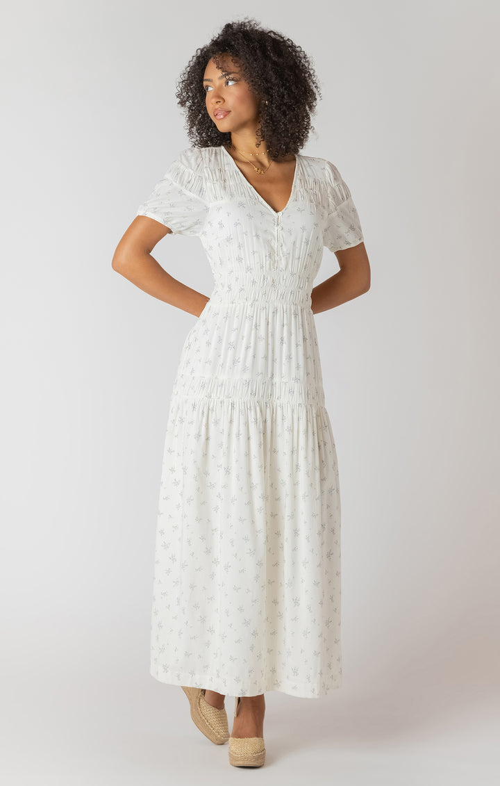 Delicate Floral Maxi Dress