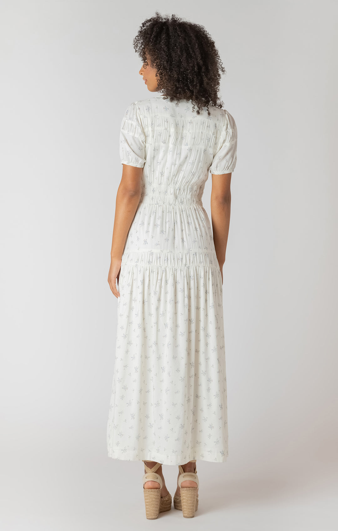 Delicate Floral Maxi Dress