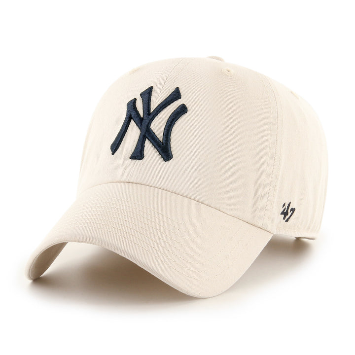 New York Yankees Clean Up Cap - Bone