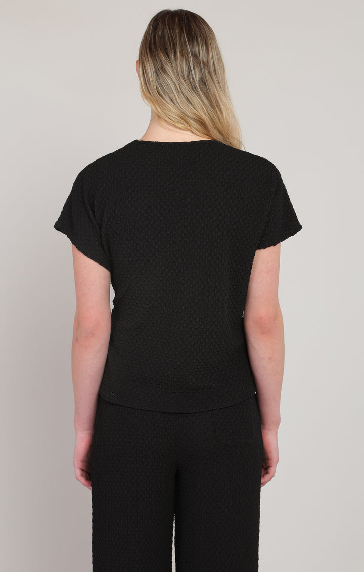Textured Knot Blouse