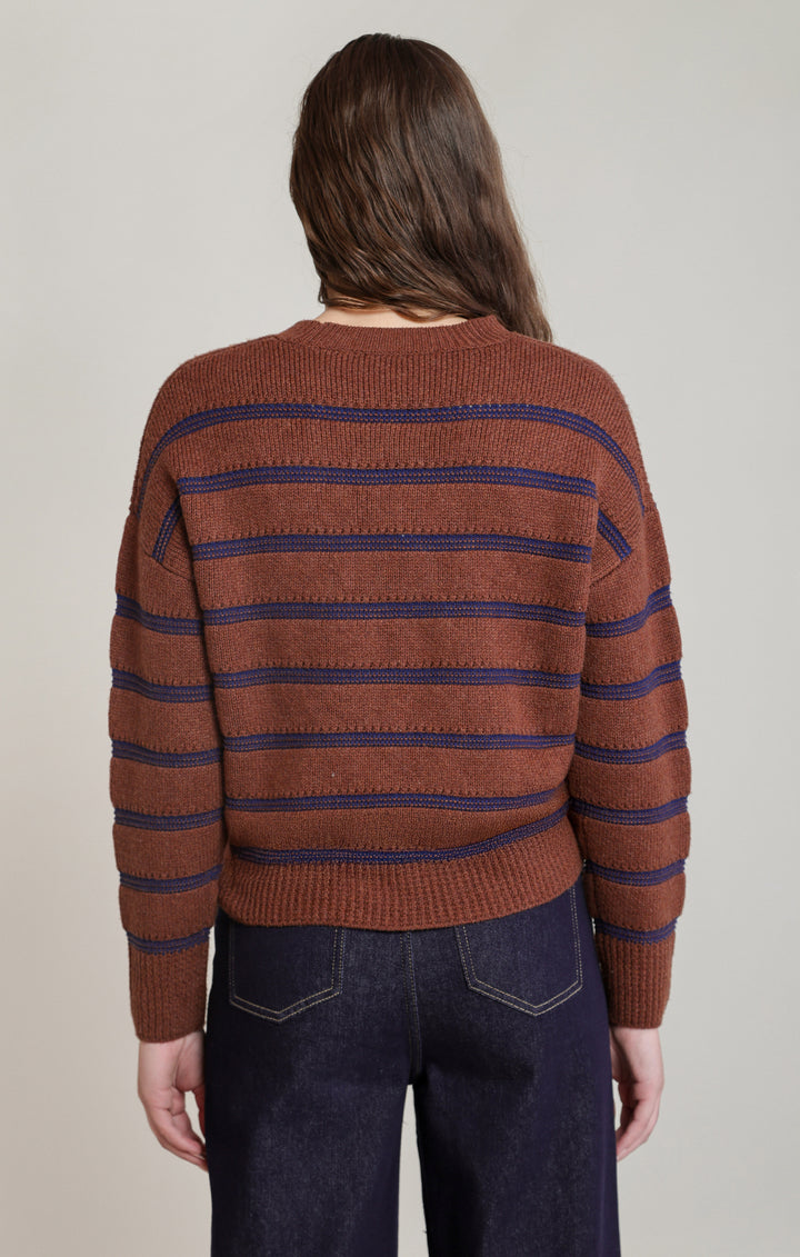 Rusty Striped Sweater