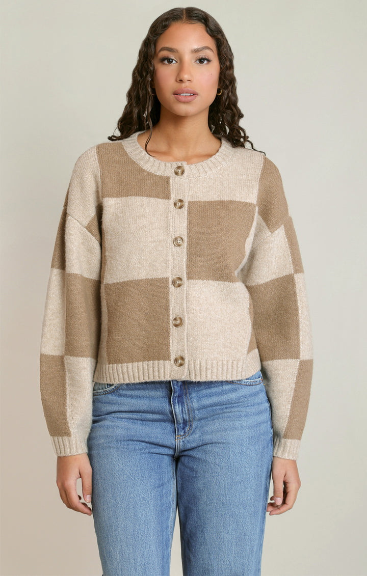 Colourblock Cardigan