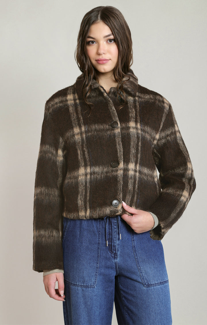 Brown Plaid Jacket