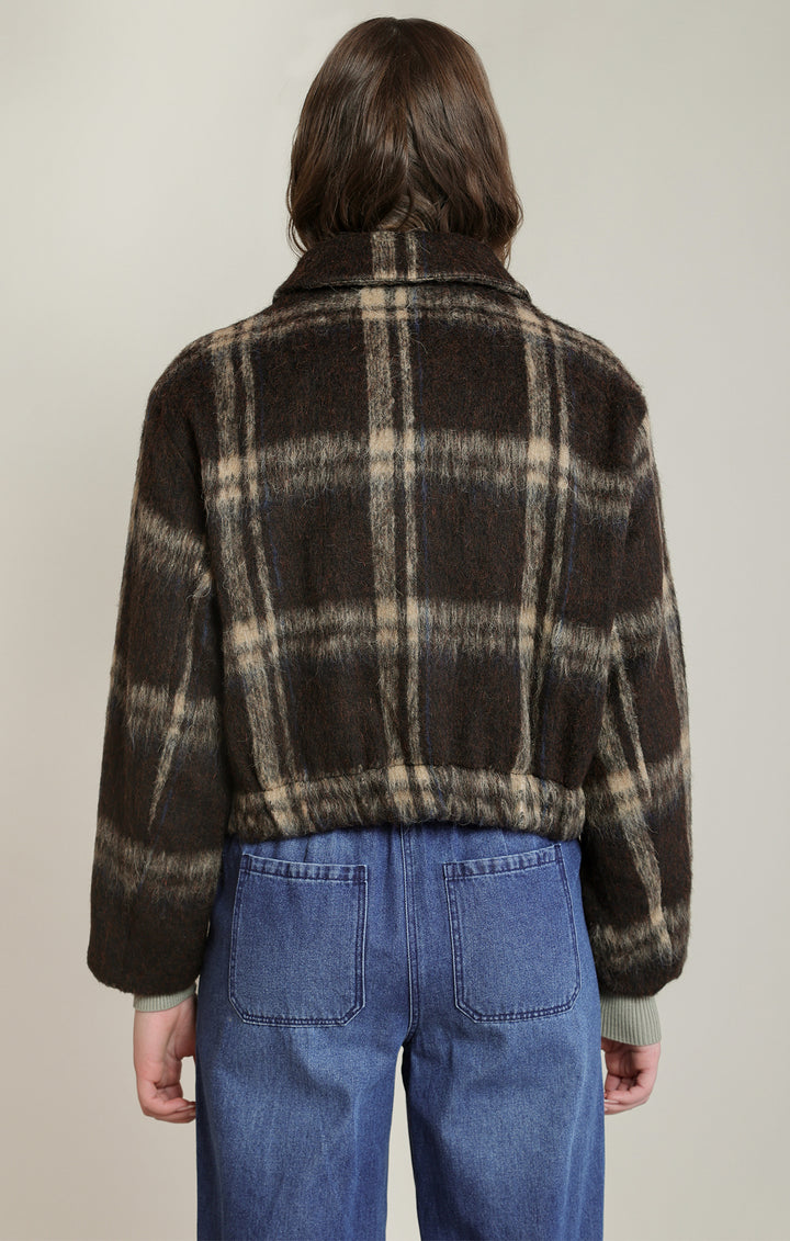 Brown Plaid Jacket