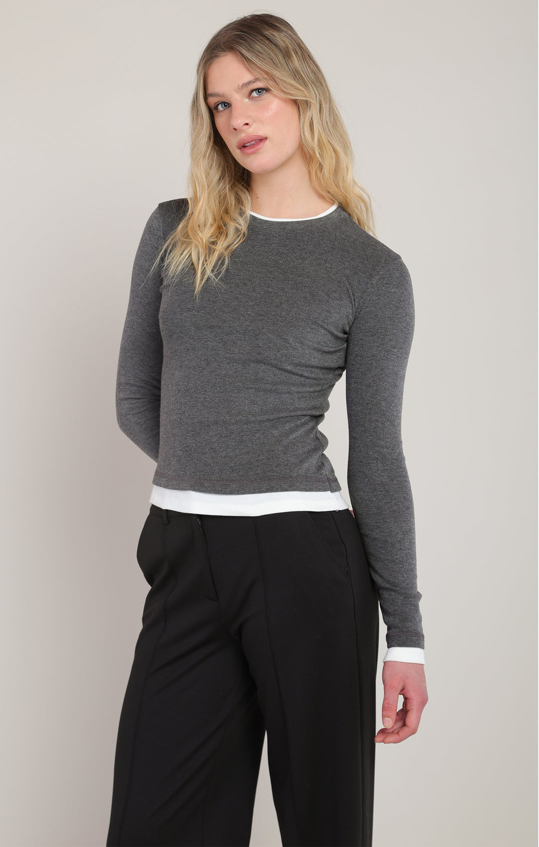 Layered Look Long Sleeve