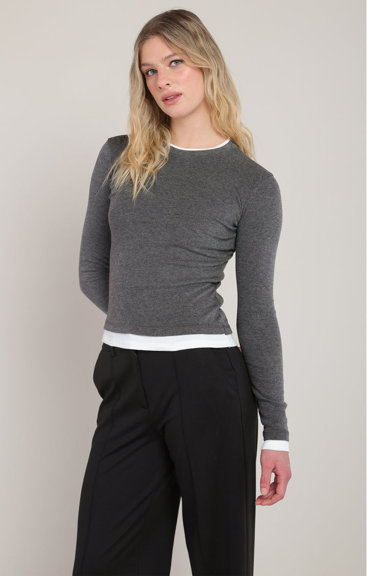 Layered Look Long Sleeve