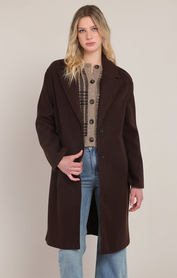 Brown Felt Coat