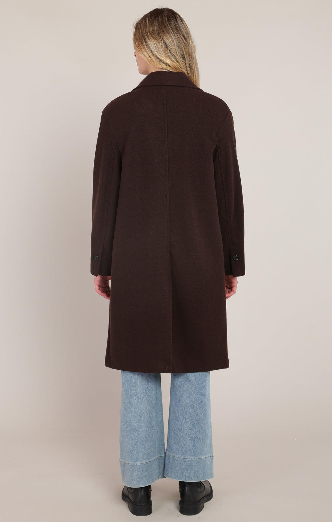 Brown Felt Coat