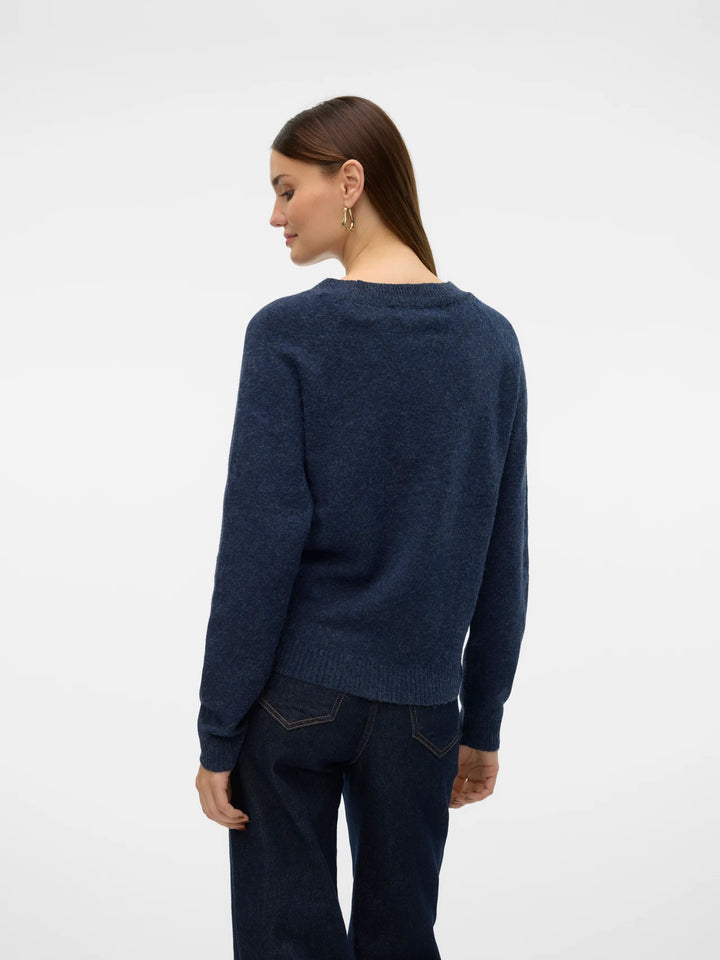 Doffy Knit Sweater - Navy