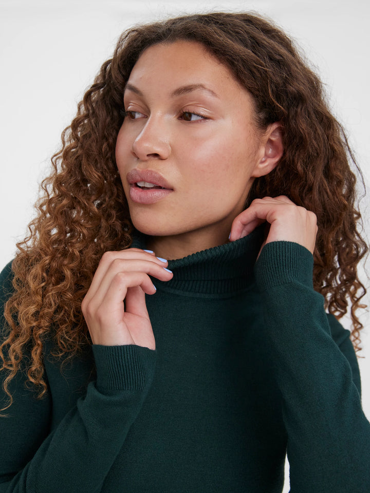 Glory Turtleneck Sweater - Dark Green