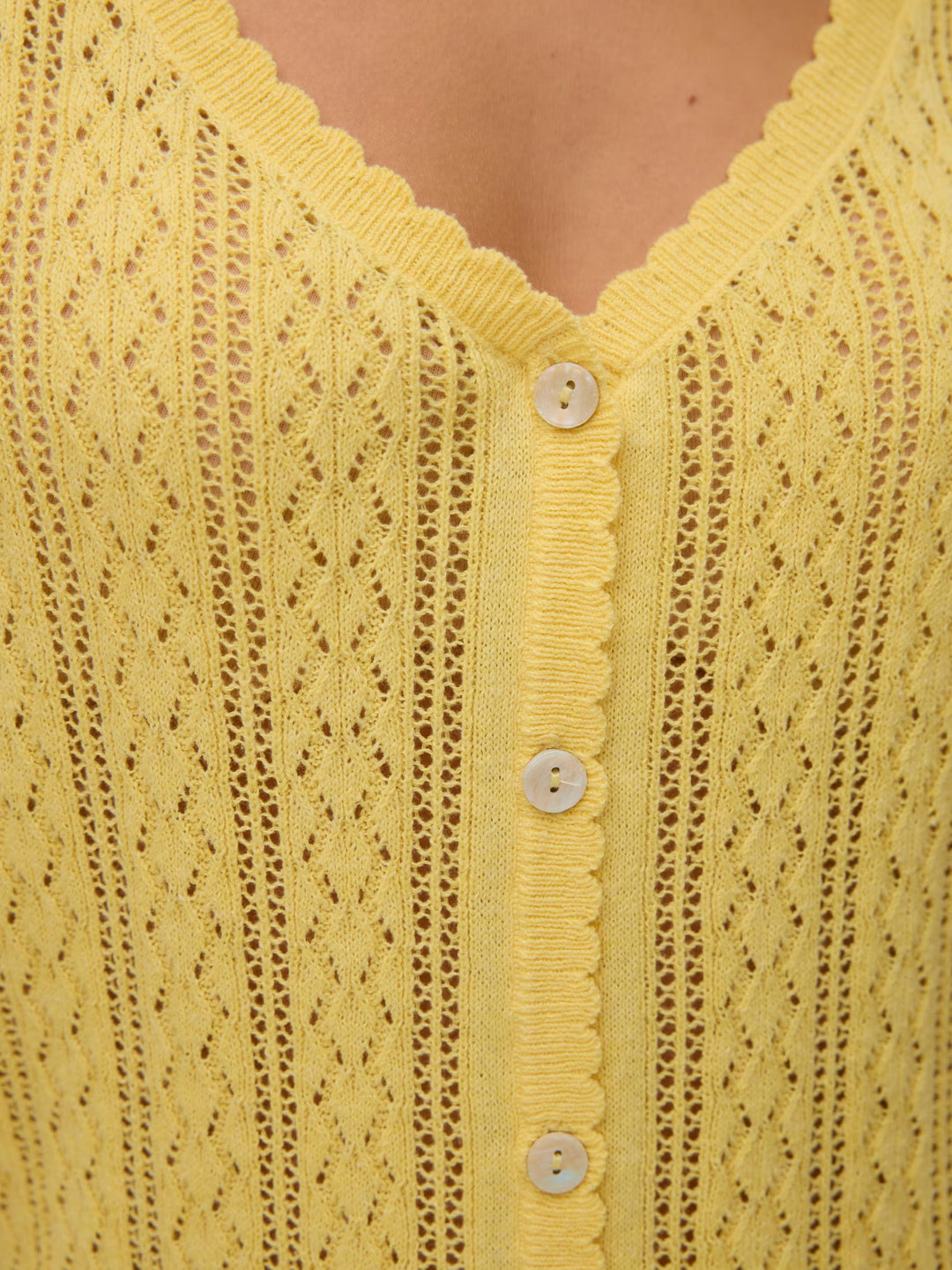Lux V-Neck Tank - Yellow