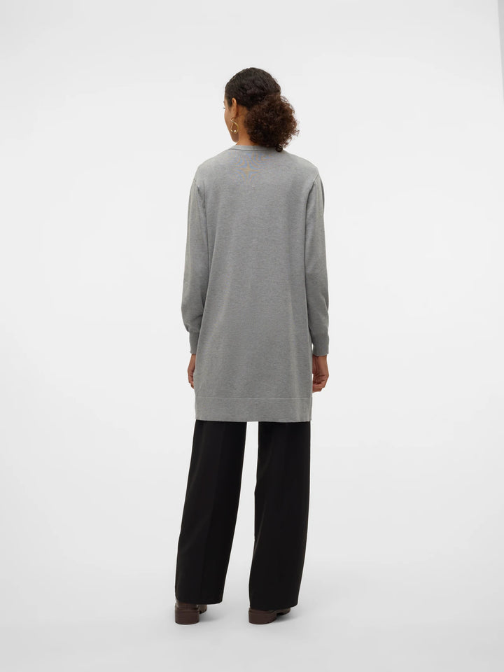 Silje Long Cardigan - Grey