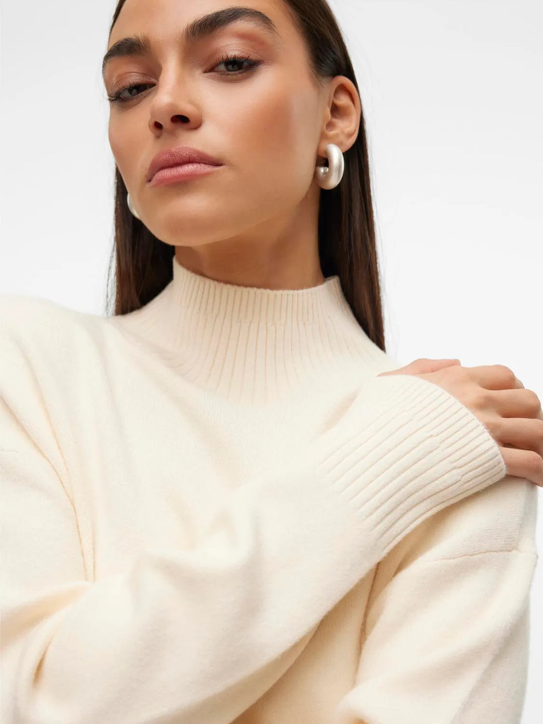 Gold Mockneck Sweater