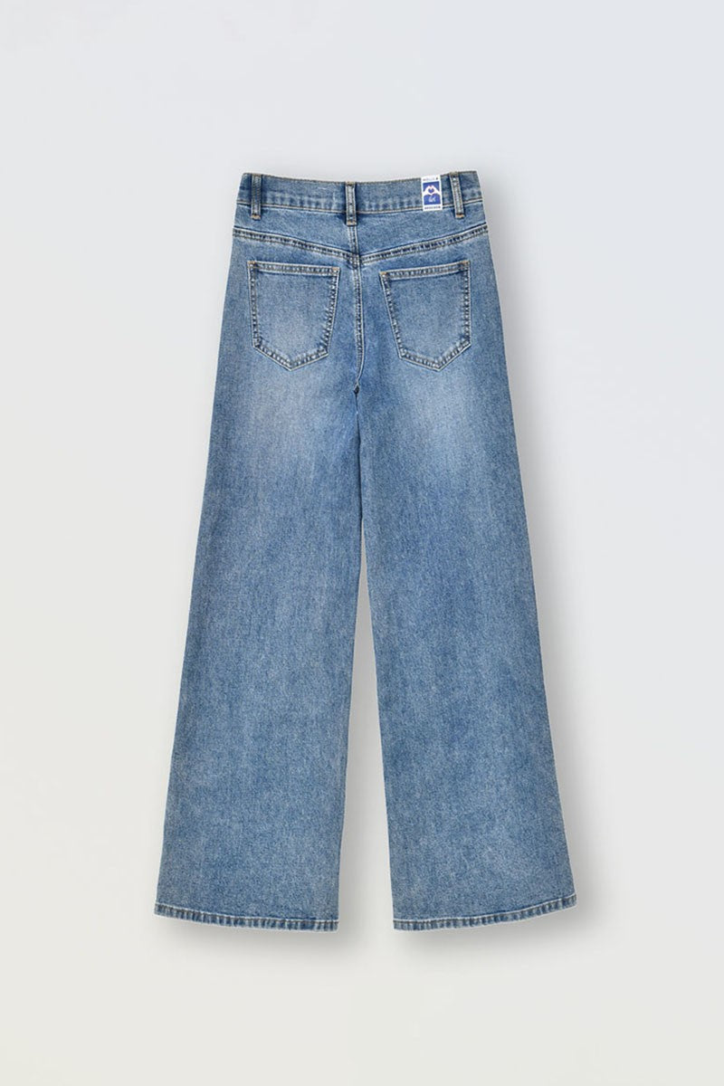 Girls Wide Leg Jeans