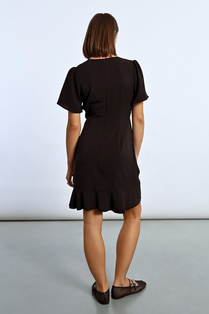 Gather Wrap Dress