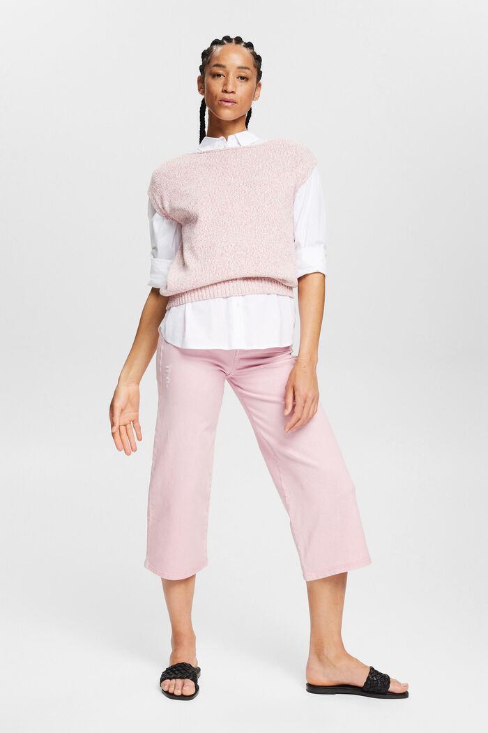 Muscle Sleeve Cotton Sweater