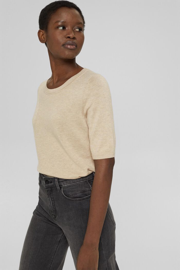 Sand Short Sleeve Blouse