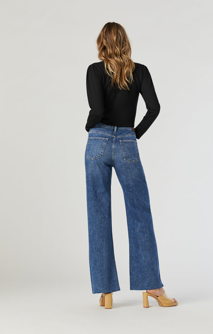 Victoria Mid Brushed Organic Blue Jean