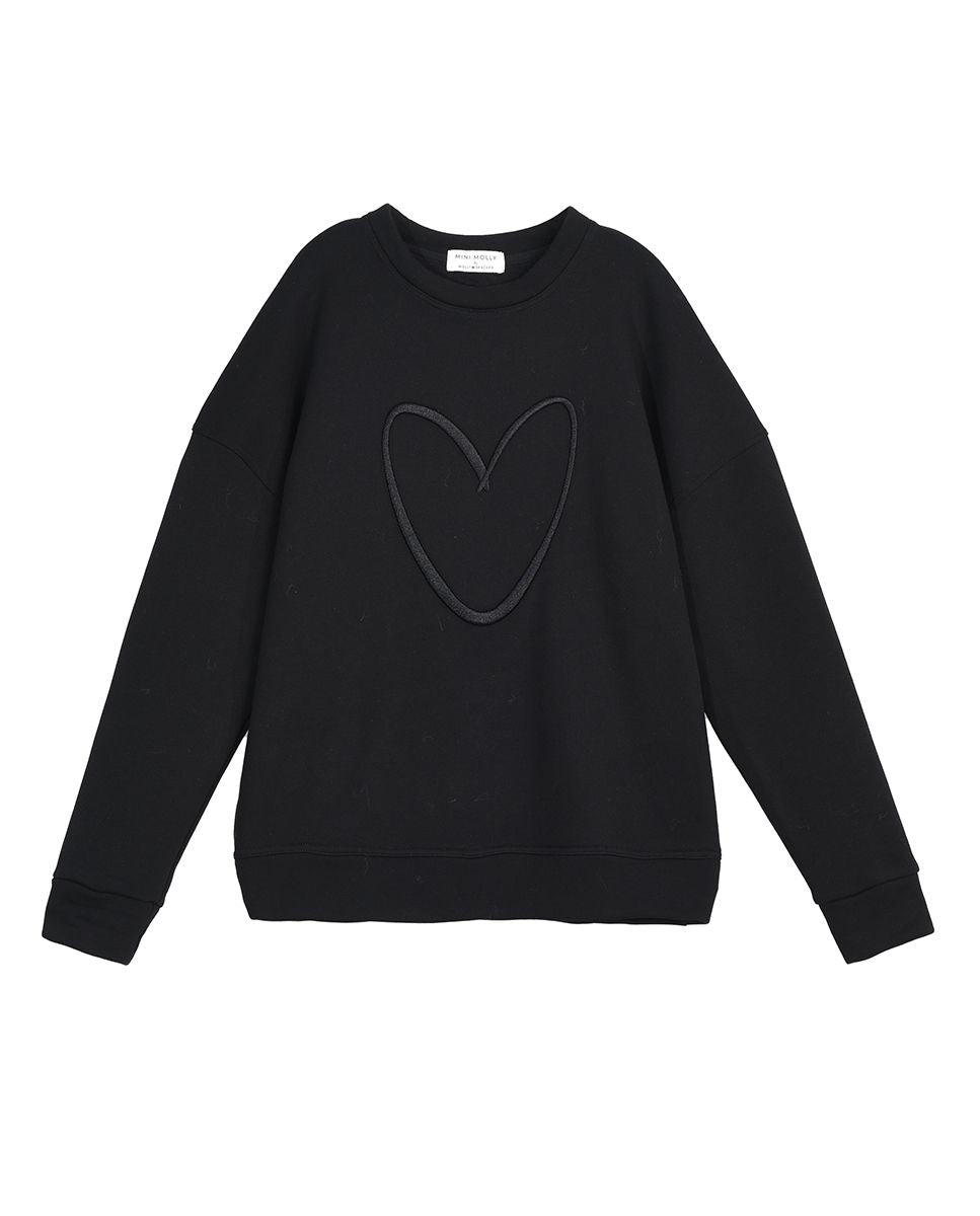 Heart Bomb Classic Sweater- Mini Molly