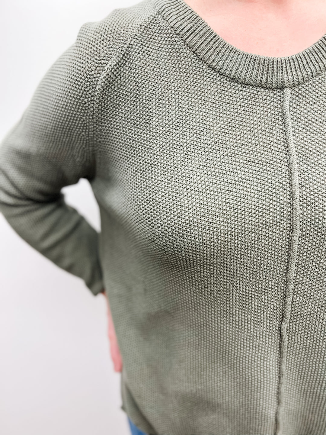 Solstice Sweater- Army